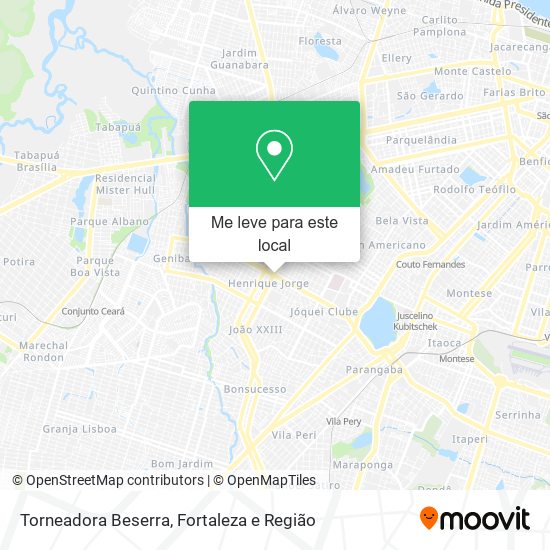 Torneadora Beserra mapa