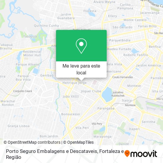 Porto Seguro Embalagens e Descataveis mapa