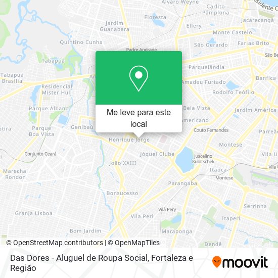 Das Dores - Aluguel de Roupa Social mapa