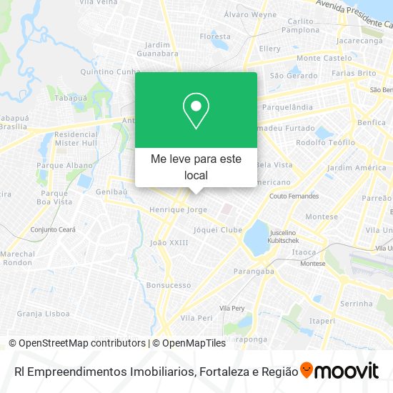 Rl Empreendimentos Imobiliarios mapa