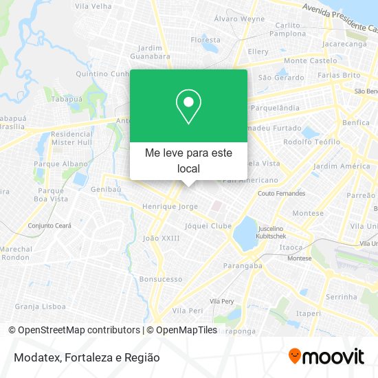 Modatex mapa