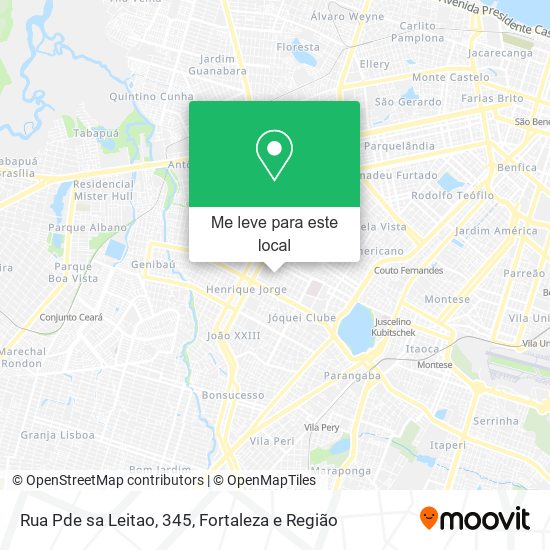 Rua Pde sa Leitao, 345 mapa