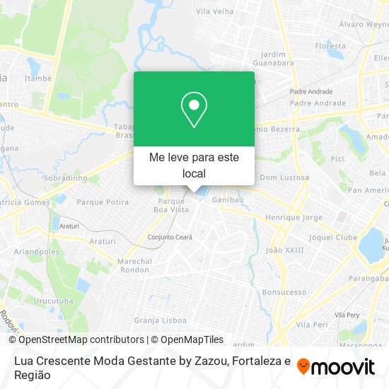 Lua Crescente Moda Gestante by Zazou mapa