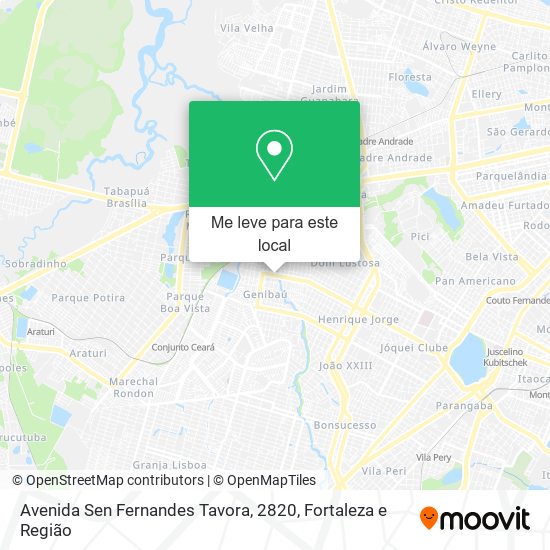 Avenida Sen Fernandes Tavora, 2820 mapa