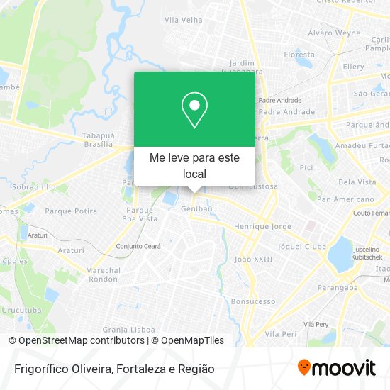 Frigorífico Oliveira mapa