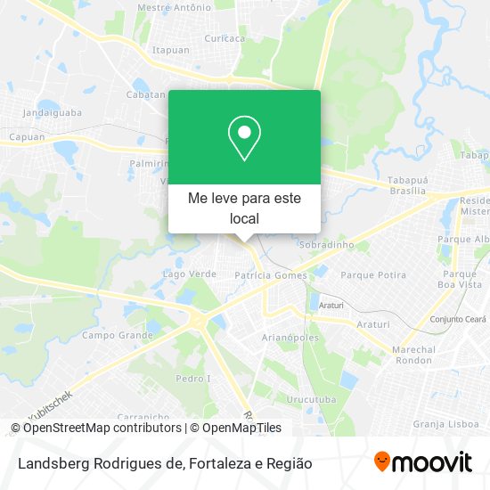 Landsberg Rodrigues de mapa