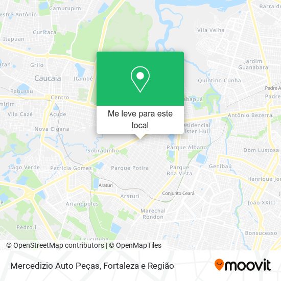 Mercedizio Auto Peças mapa