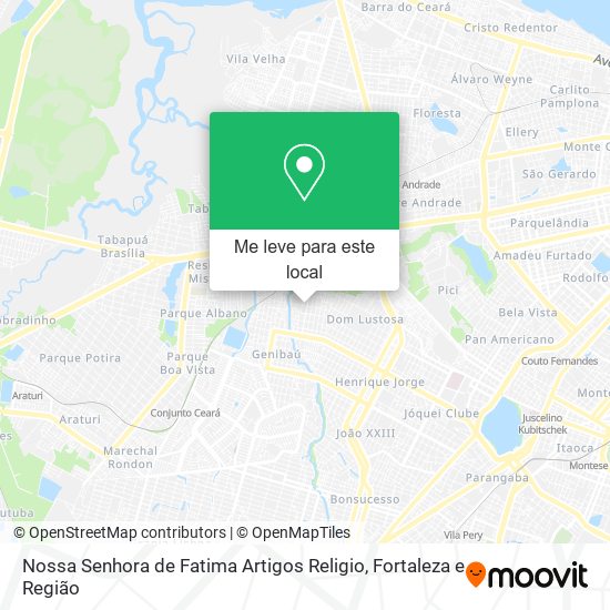 Nossa Senhora de Fatima Artigos Religio mapa