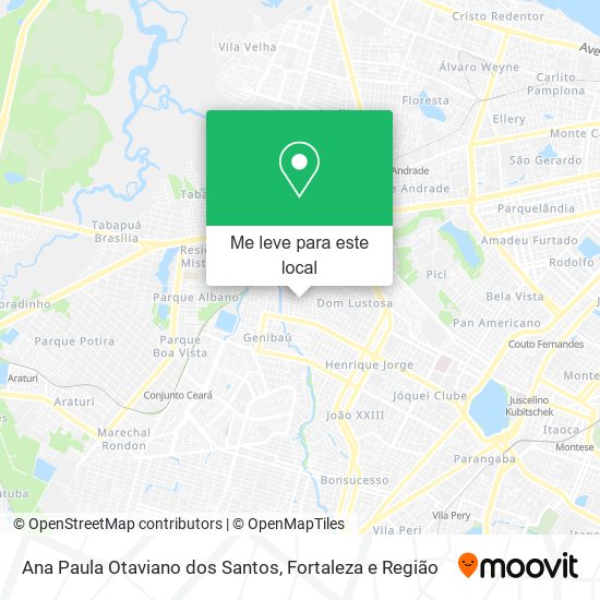 Ana Paula Otaviano dos Santos mapa
