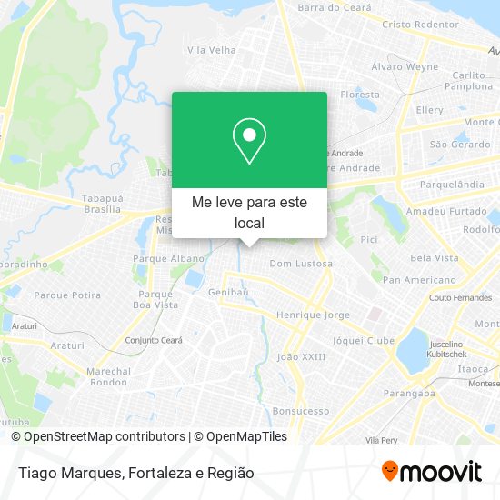 Tiago Marques mapa