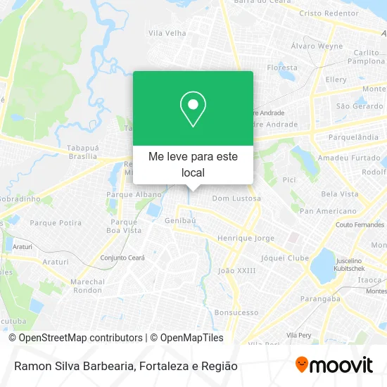 Ramon Silva Barbearia mapa