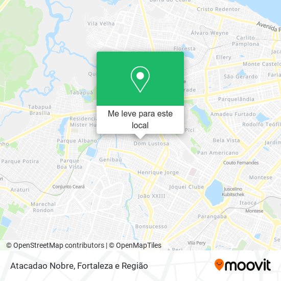 Atacadao Nobre mapa