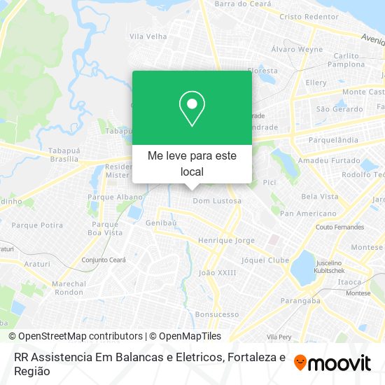 RR Assistencia Em Balancas e Eletricos mapa