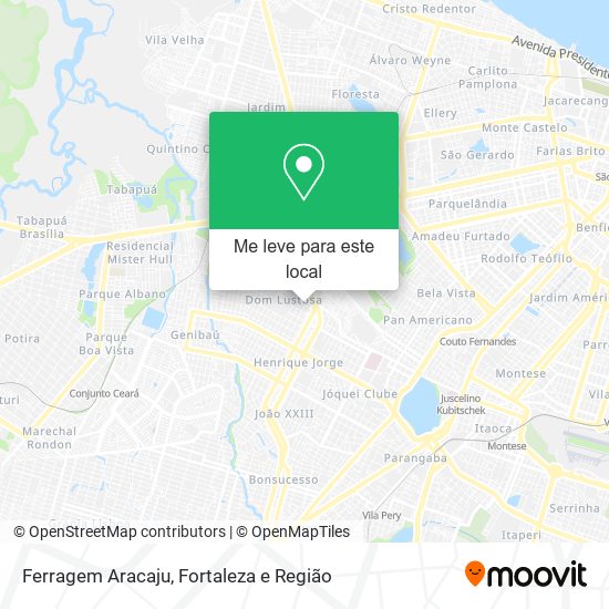 Ferragem Aracaju mapa