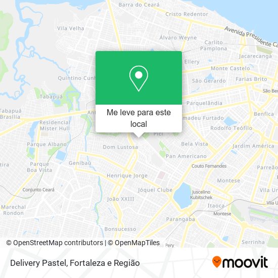 Delivery Pastel mapa