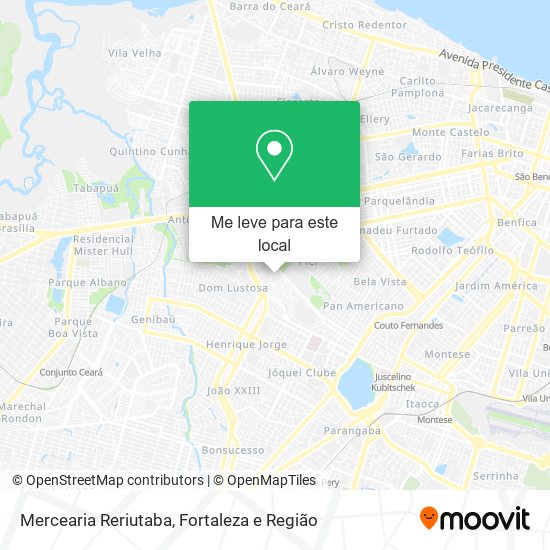 Mercearia Reriutaba mapa