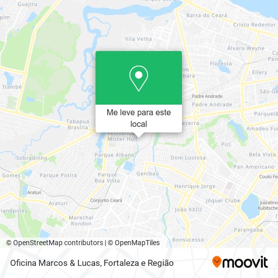 Oficina Marcos & Lucas mapa