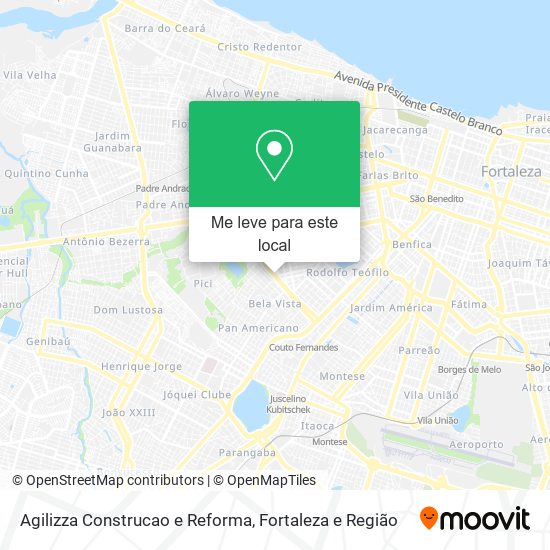 Agilizza Construcao e Reforma mapa