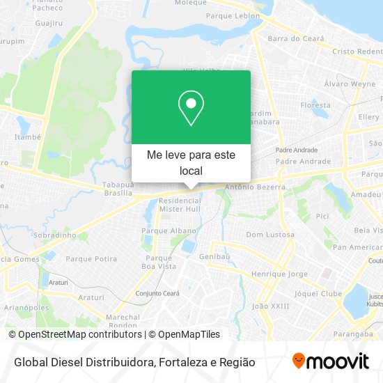 Global Diesel Distribuidora mapa