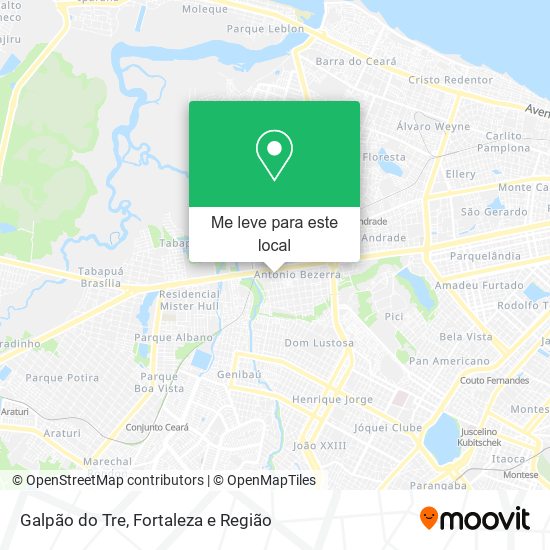 Galpão do Tre mapa