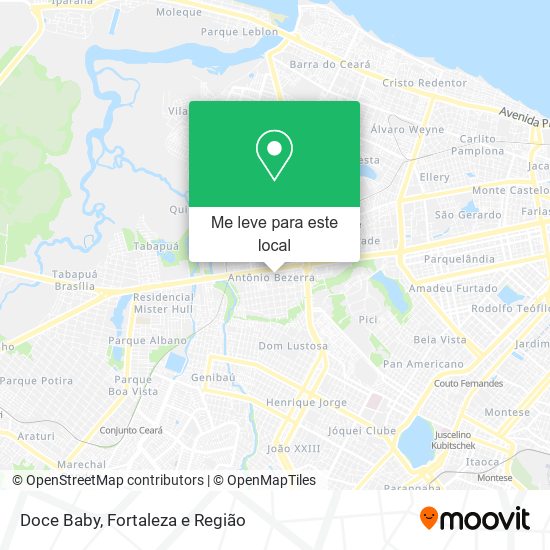 Doce Baby mapa