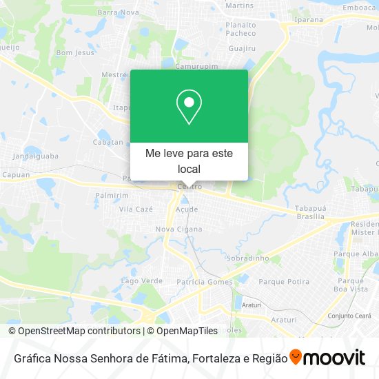 Gráfica Nossa Senhora de Fátima mapa