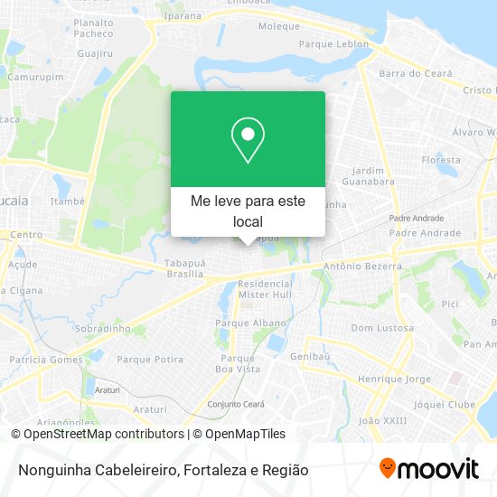 Nonguinha Cabeleireiro mapa