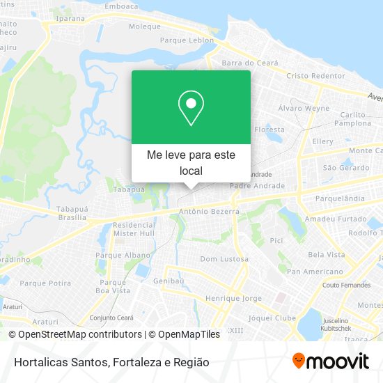 Hortalicas Santos mapa