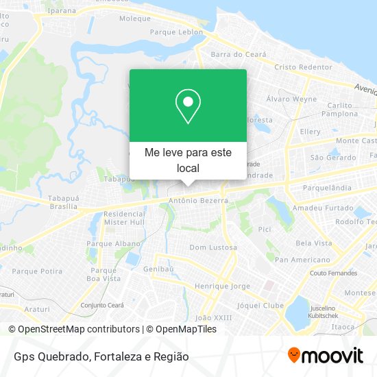 Gps Quebrado mapa