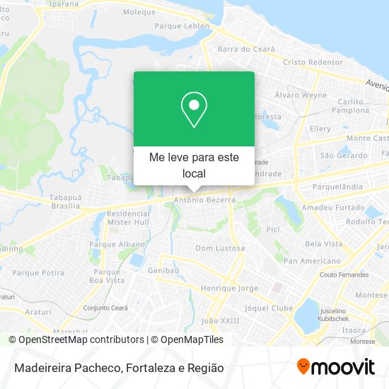 Madeireira Pacheco mapa