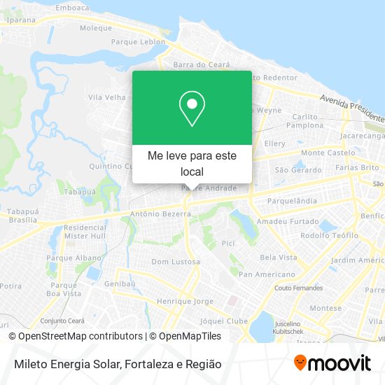 Mileto Energia Solar mapa