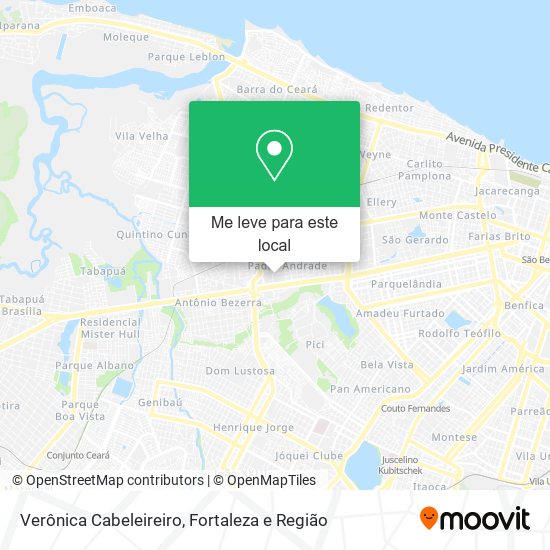 Verônica Cabeleireiro mapa