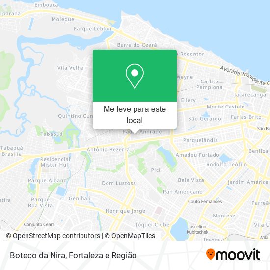 Boteco da Nira mapa