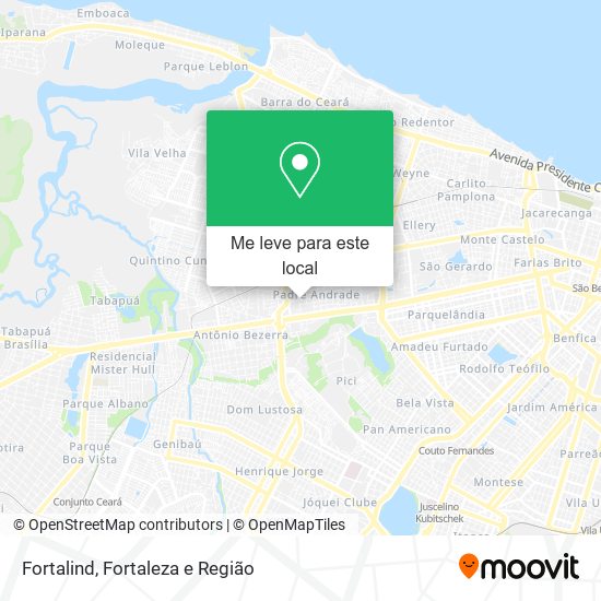Fortalind mapa