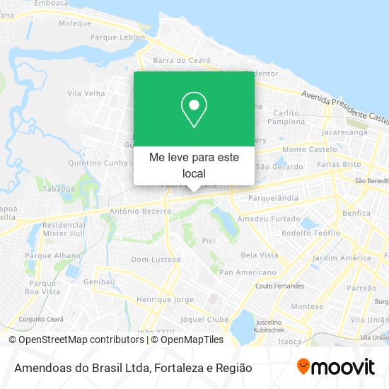 Amendoas do Brasil Ltda mapa