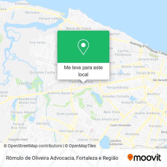 Rômulo de Oliveira Advocacia mapa