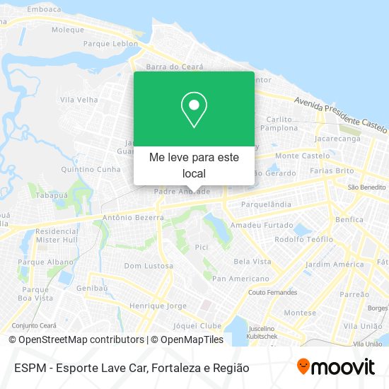 ESPM - Esporte Lave Car mapa