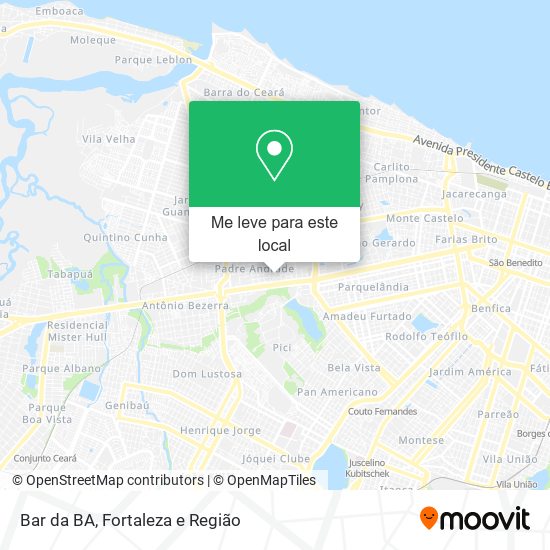 Bar da BA mapa