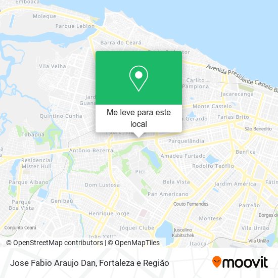 Jose Fabio Araujo Dan mapa