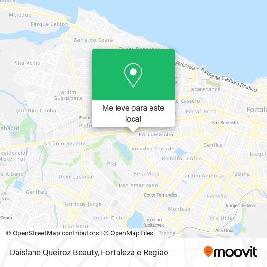 Daislane Queiroz Beauty mapa