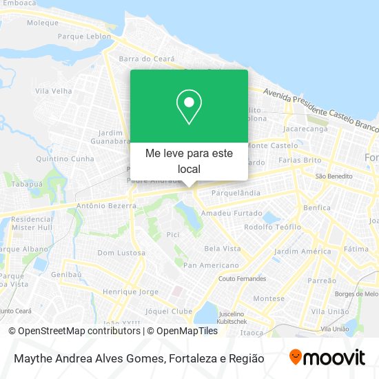 Maythe Andrea Alves Gomes mapa