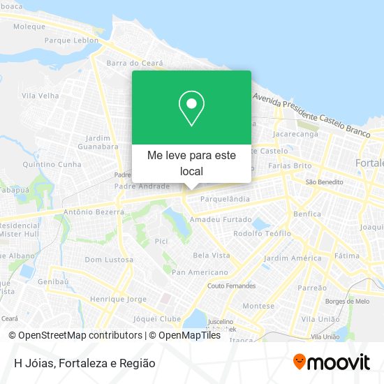 H Jóias mapa