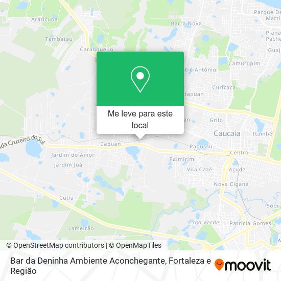 Bar da Deninha Ambiente Aconchegante mapa