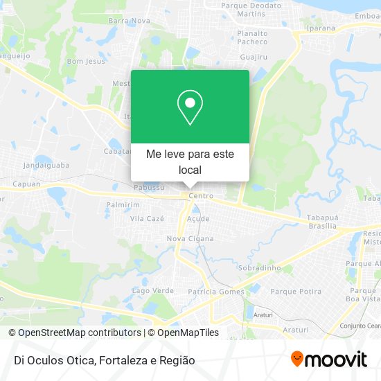 Di Oculos Otica mapa