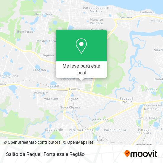 Salão da Raquel mapa