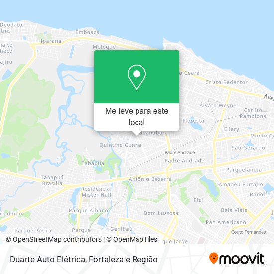 Duarte Auto Elétrica mapa