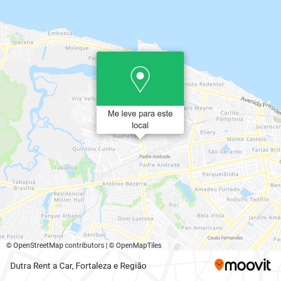 Dutra Rent a Car mapa