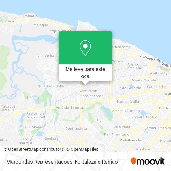 Marcondes Representacoes mapa