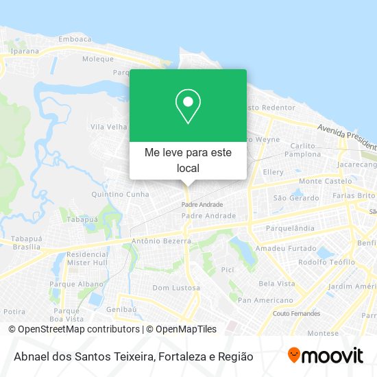 Abnael dos Santos Teixeira mapa