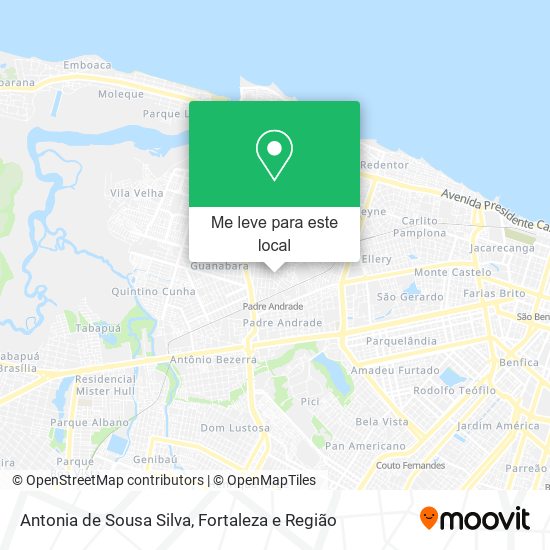 Antonia de Sousa Silva mapa